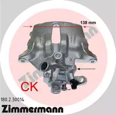 Zimmermann 180.2.30014 - Тормозной суппорт autosila-amz.com