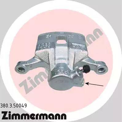 Zimmermann 380.3.50049 - Тормозной суппорт autosila-amz.com