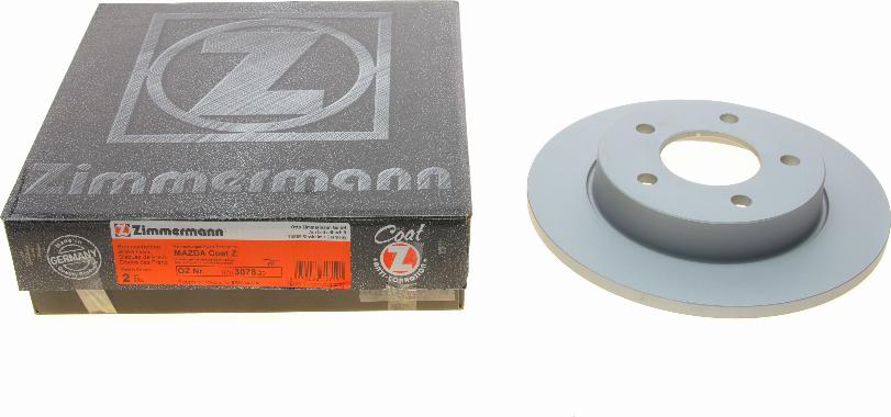Zimmermann 370.3078.20 - Тормозной диск autosila-amz.com
