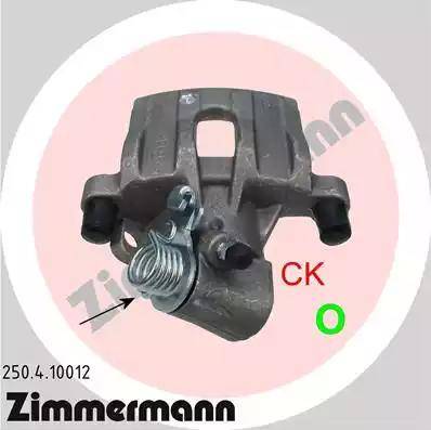 Zimmermann 250.4.10012 - Тормозной суппорт autosila-amz.com