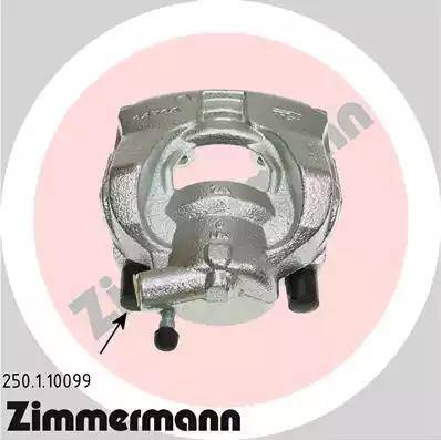 Zimmermann 250.1.10099 - Тормозной суппорт autosila-amz.com