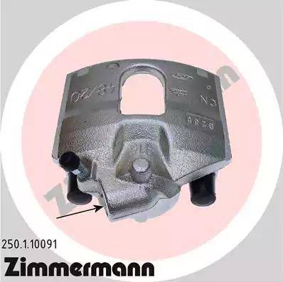 Zimmermann 250.1.10091 - Тормозной суппорт autosila-amz.com