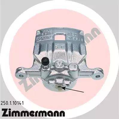 Zimmermann 250.1.10141 - Тормозной суппорт autosila-amz.com