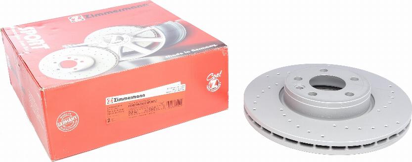 Zimmermann 250.1347.52 - Тормозной диск autosila-amz.com