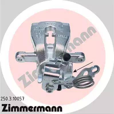 Zimmermann 250.3.10057 - Тормозной суппорт autosila-amz.com