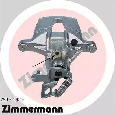 Zimmermann 250.3.10017 - Тормозной суппорт autosila-amz.com