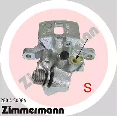 Zimmermann 280.4.50064 - Тормозной суппорт autosila-amz.com
