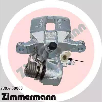 Zimmermann 280.4.50060 - Тормозной суппорт autosila-amz.com