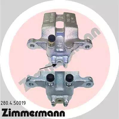 Zimmermann 280.4.50019 - Тормозной суппорт autosila-amz.com