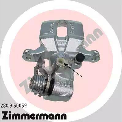 Zimmermann 280.3.50059 - Тормозной суппорт autosila-amz.com