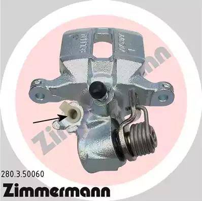 Zimmermann 280.3.50060 - Тормозной суппорт autosila-amz.com