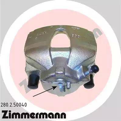 Zimmermann 280.2.50040 - Тормозной суппорт autosila-amz.com