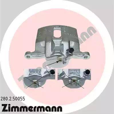 Zimmermann 280.2.50055 - Тормозной суппорт autosila-amz.com