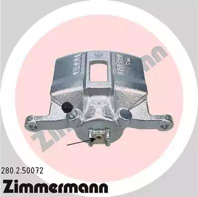 Zimmermann 280.2.50072 - Тормозной суппорт autosila-amz.com