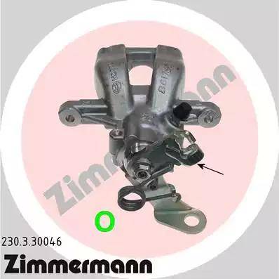Zimmermann 230.3.30046 - Тормозной суппорт autosila-amz.com