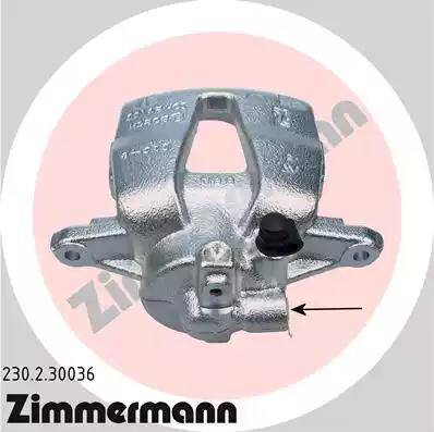 Zimmermann 230.2.30036 - Тормозной суппорт autosila-amz.com
