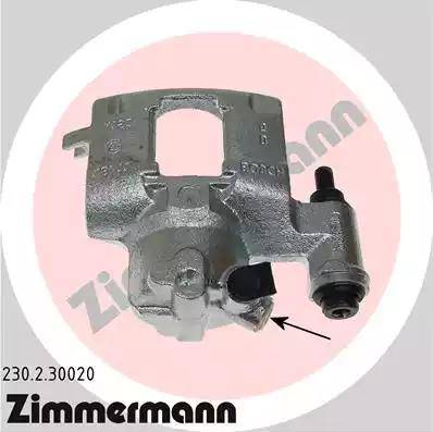 Zimmermann 230.2.30020 - Тормозной суппорт autosila-amz.com