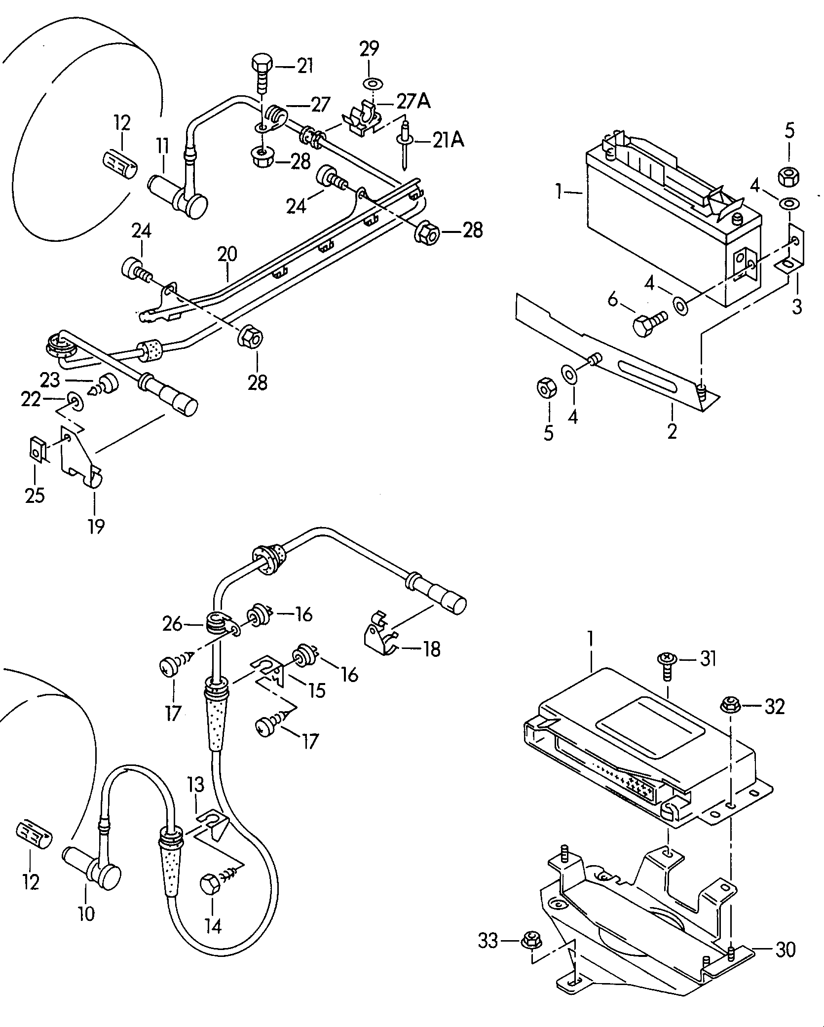 VAG 4A0 927 807 - Датчик ABS, частота вращения колеса autosila-amz.com