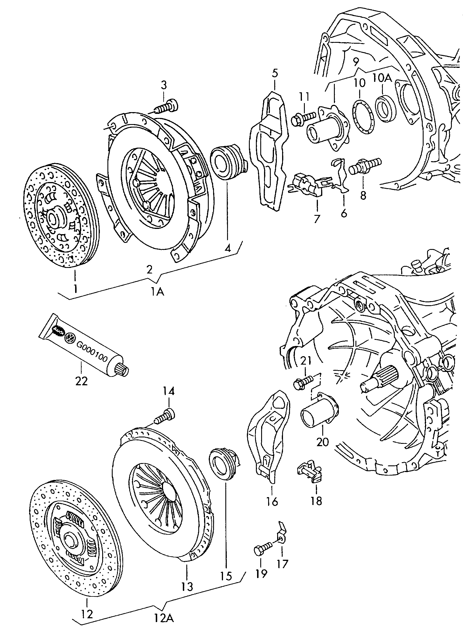 VW 078 198 141 X - Комплект сцепления autosila-amz.com