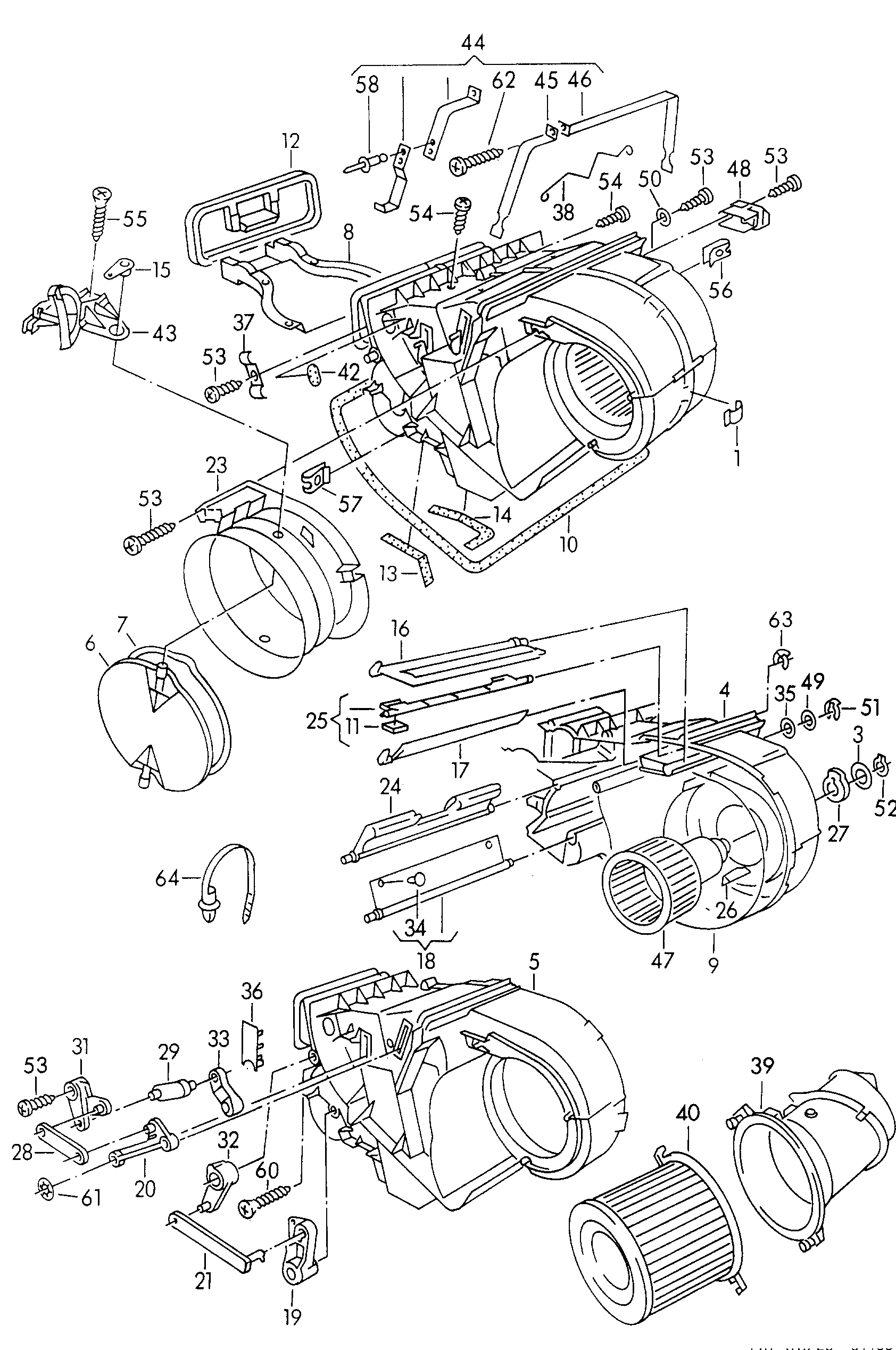 Skoda 4A0 819 439 A - Фильтр воздуха в салоне autosila-amz.com