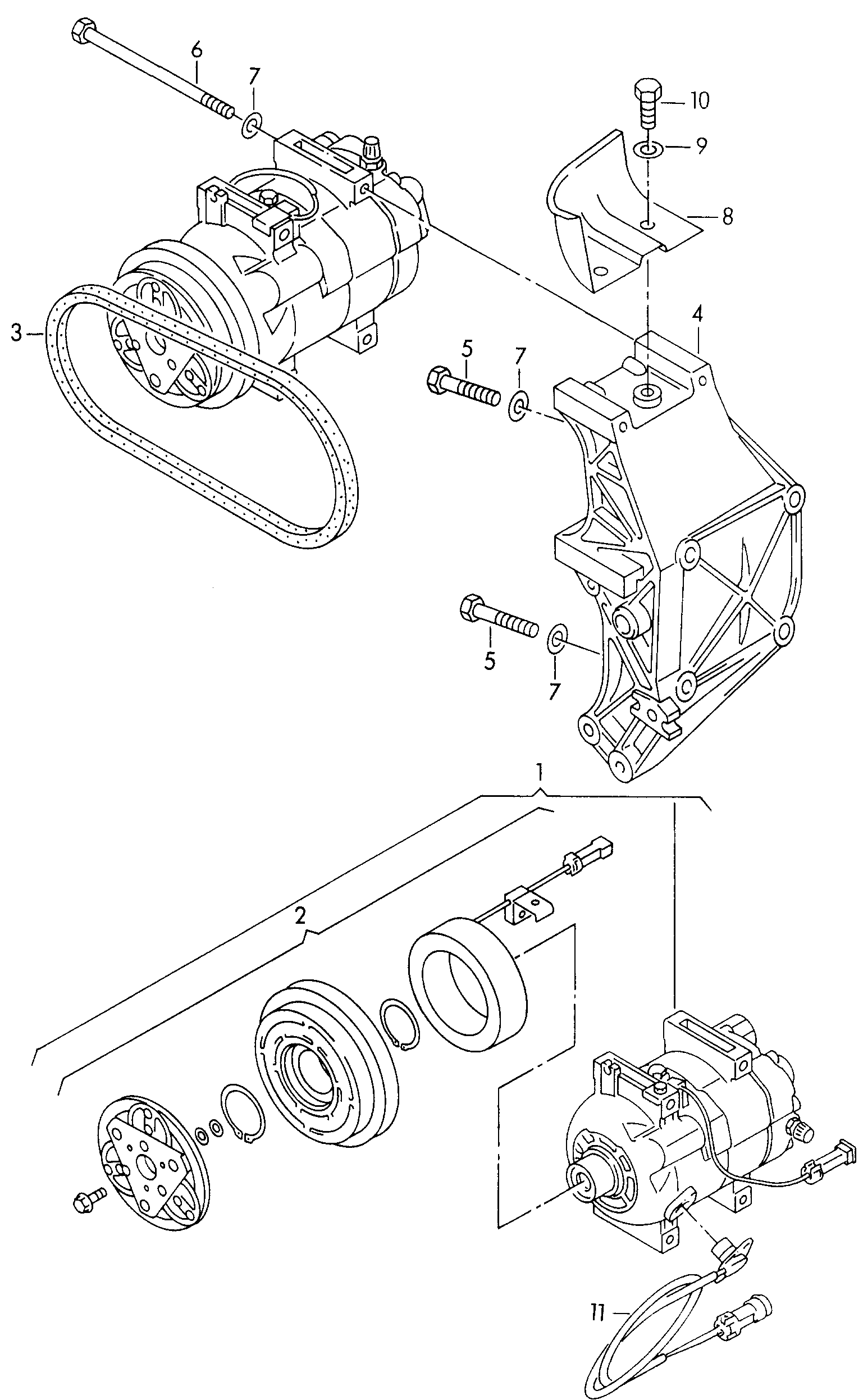 AUDI 028 260 849 H - Поликлиновой ремень autosila-amz.com