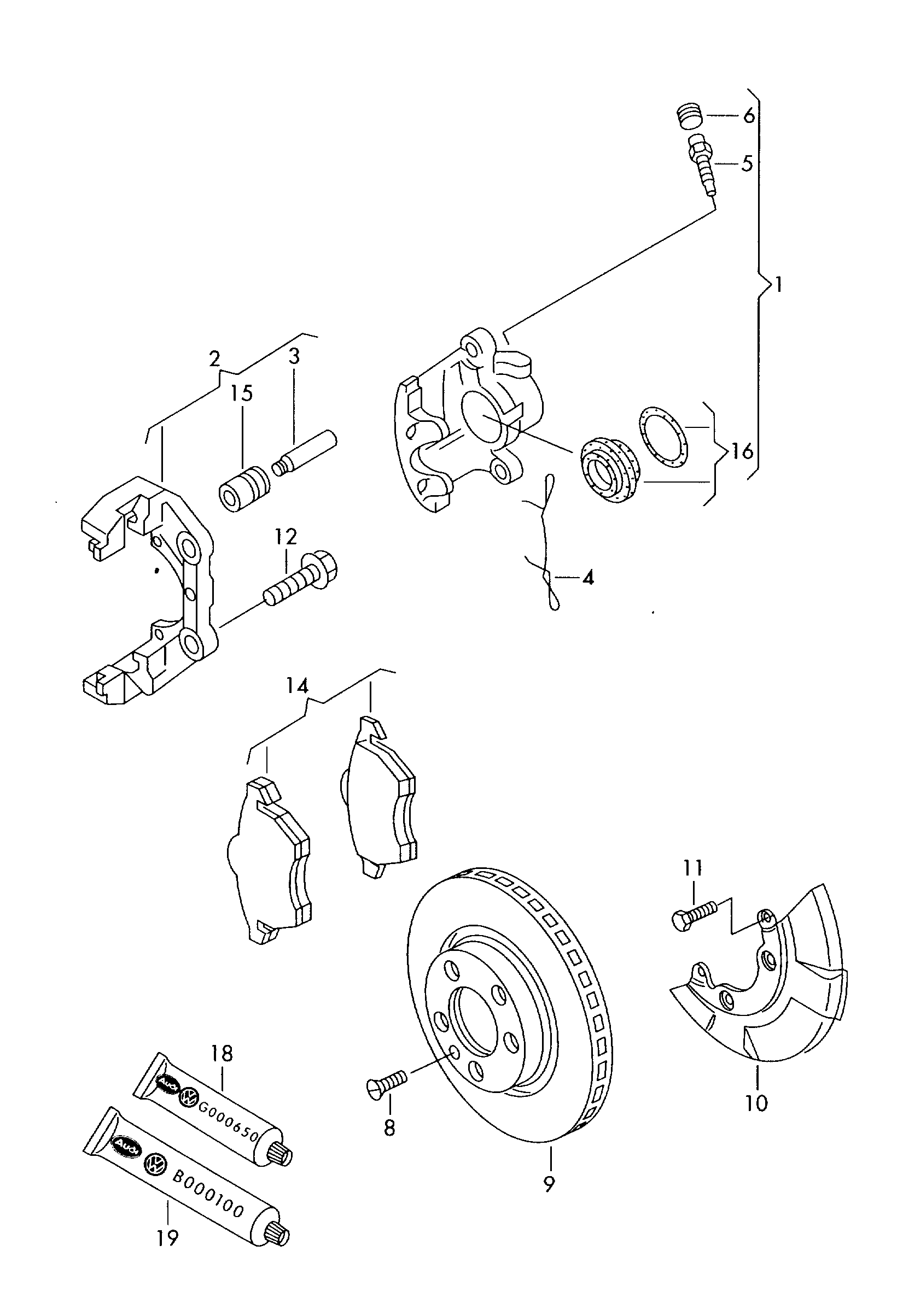 AUDI (FAW) 8N0 615 301 A - Тормозной диск autosila-amz.com