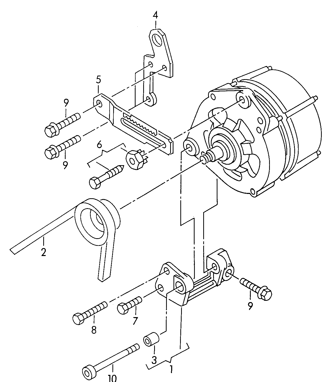 VW 050 903 137 - Клиновой ремень, поперечные рёбра autosila-amz.com