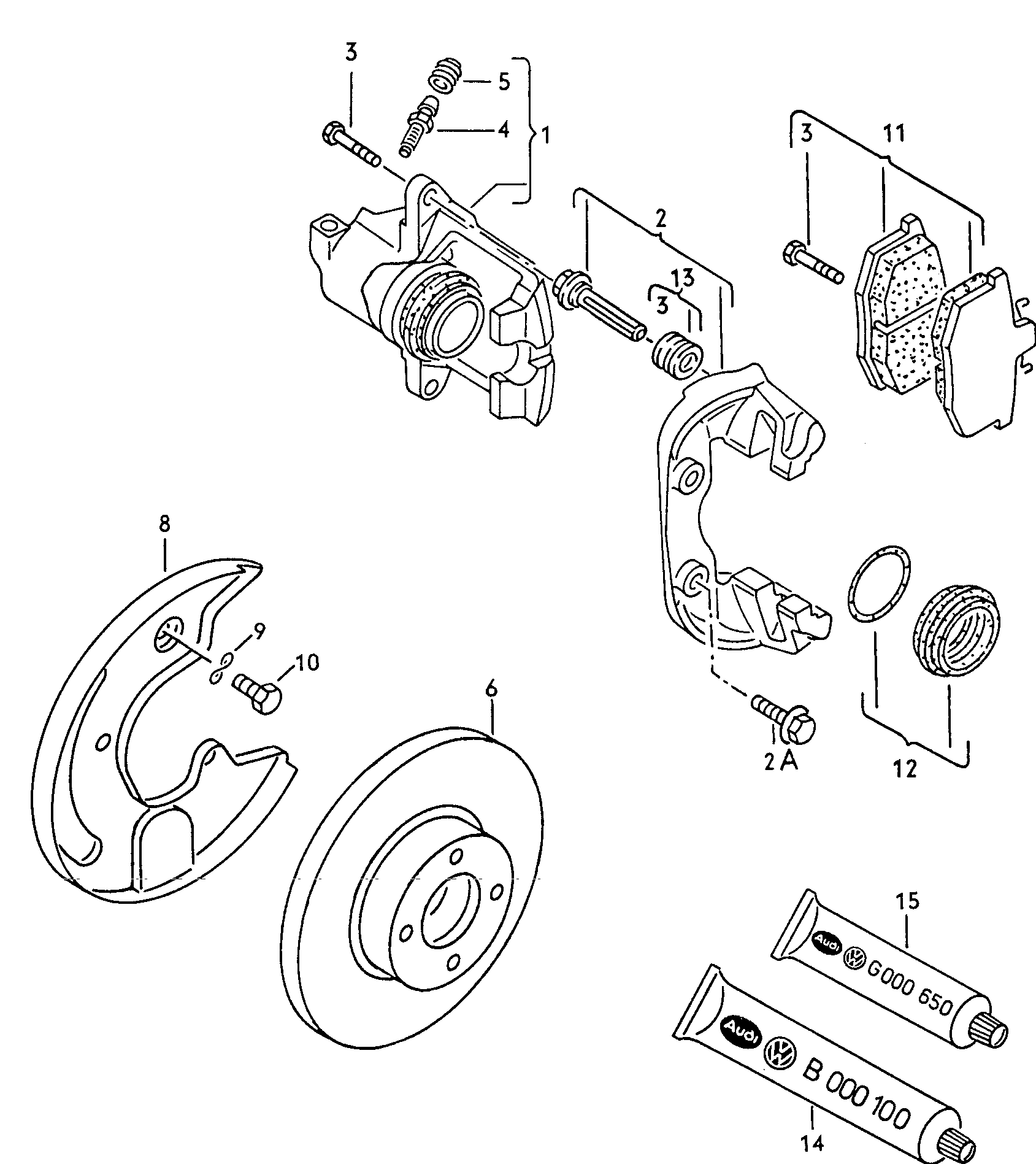 VAG 895 615 301 - Тормозной диск autosila-amz.com