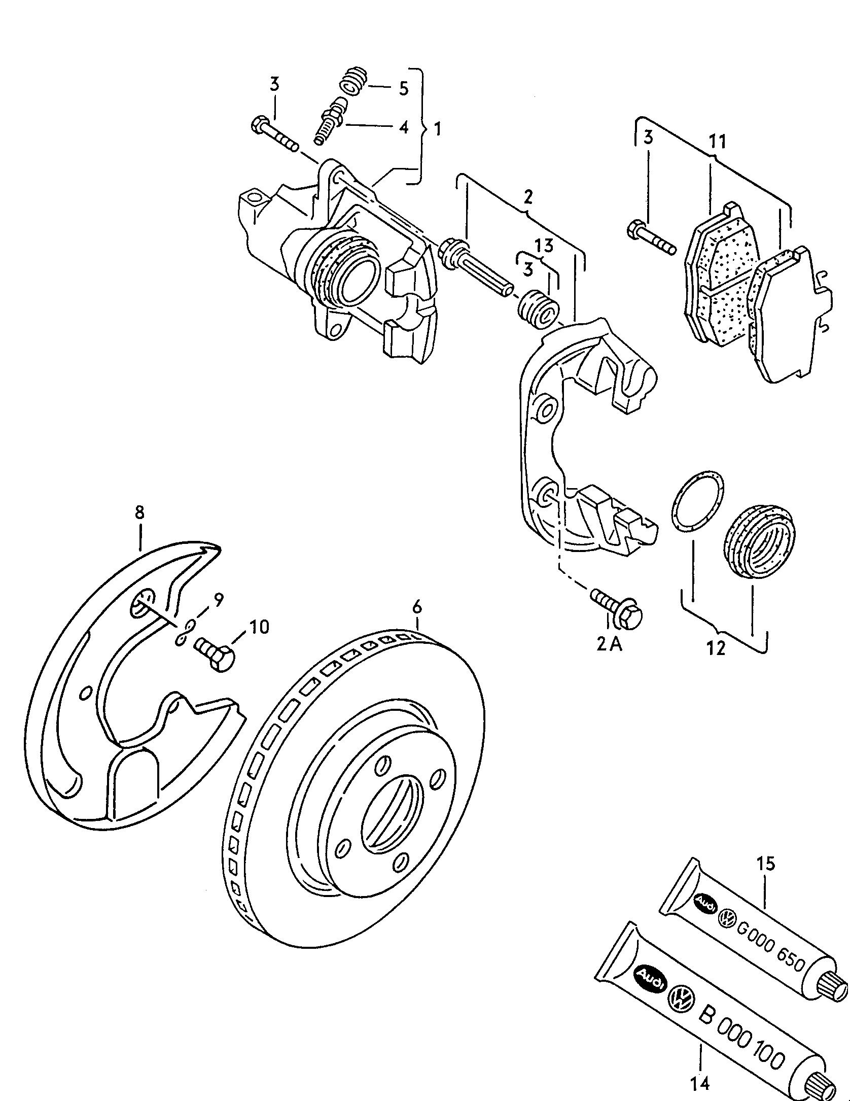 VW 443615124FX - Колесный тормозной цилиндр autosila-amz.com