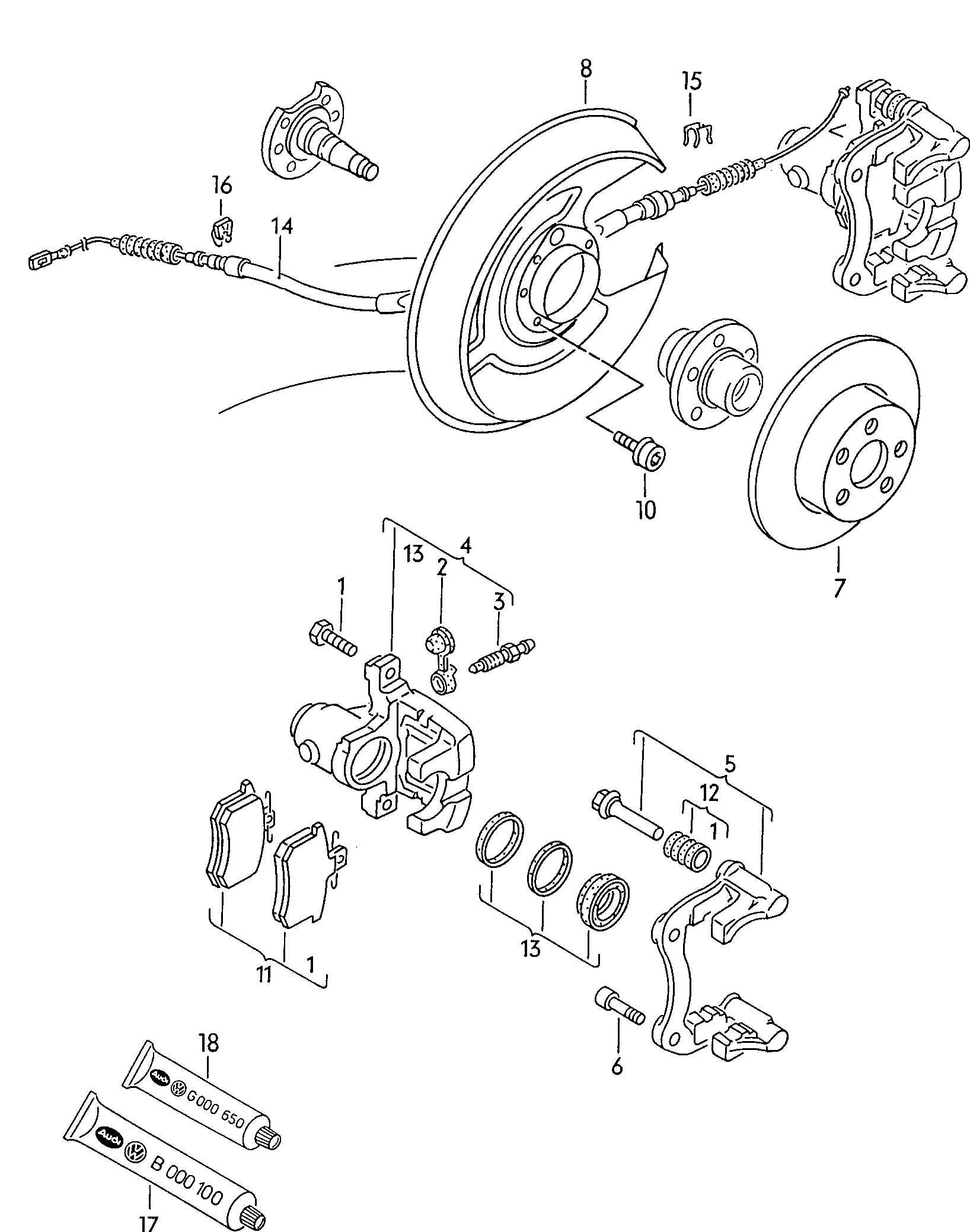 AUDI 8A0698680 X - Тормозной суппорт autosila-amz.com