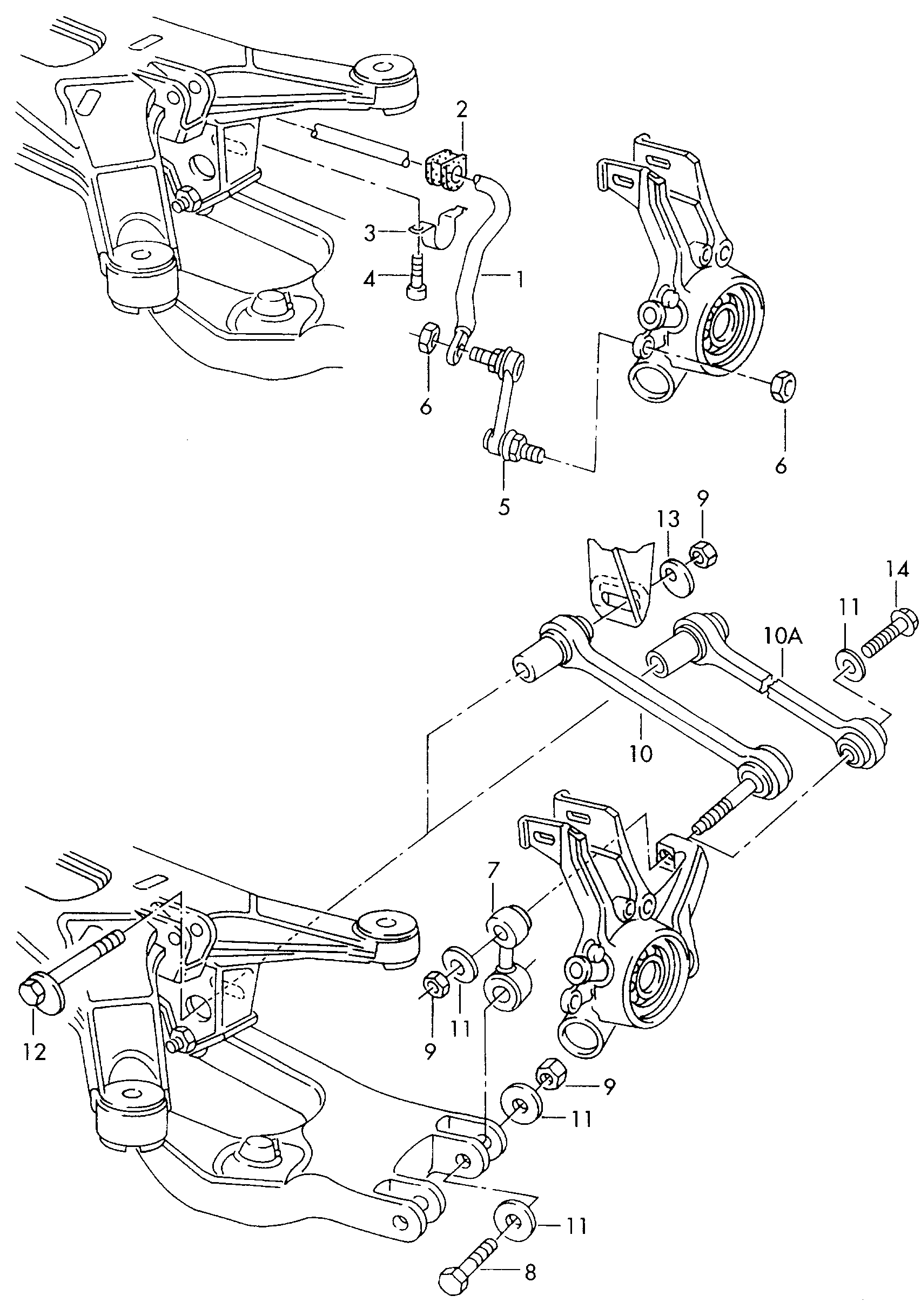 AUDI 4D0 505 547 C - Тяга / стойка, стабилизатор autosila-amz.com