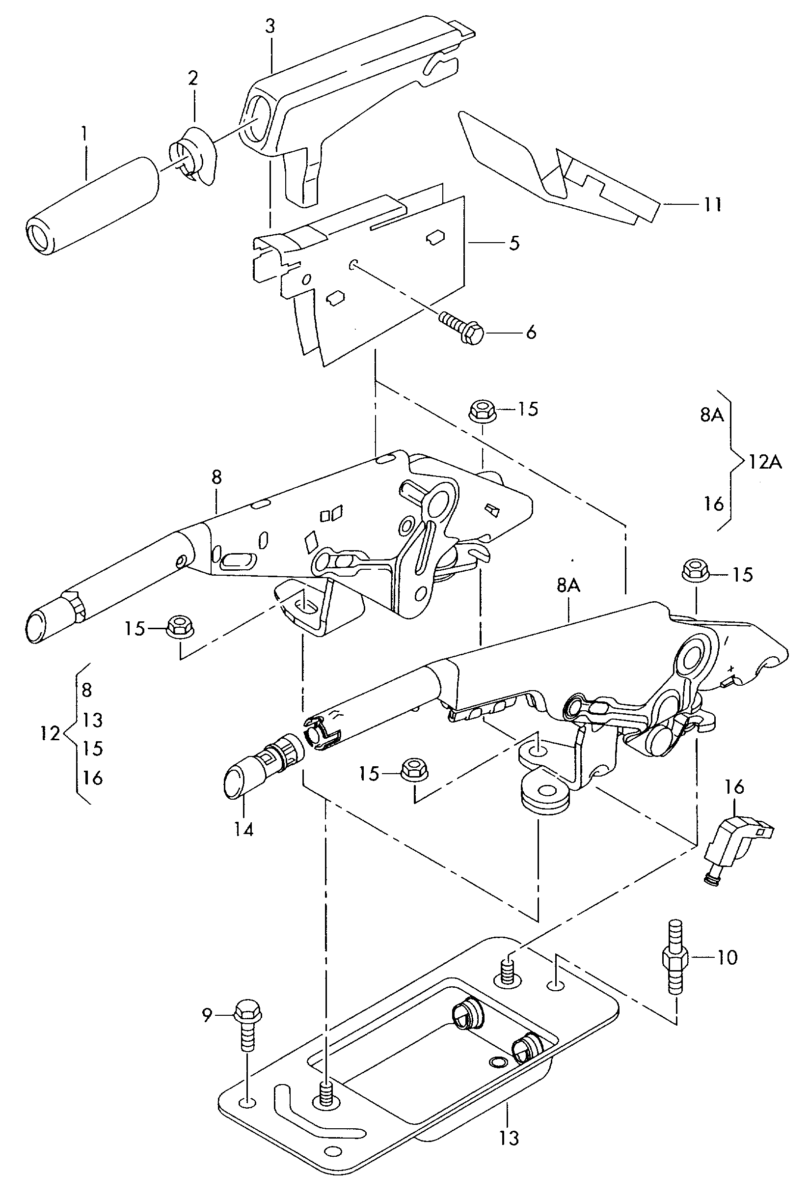 VAG N  0195195 - Болт, система выпуска autosila-amz.com