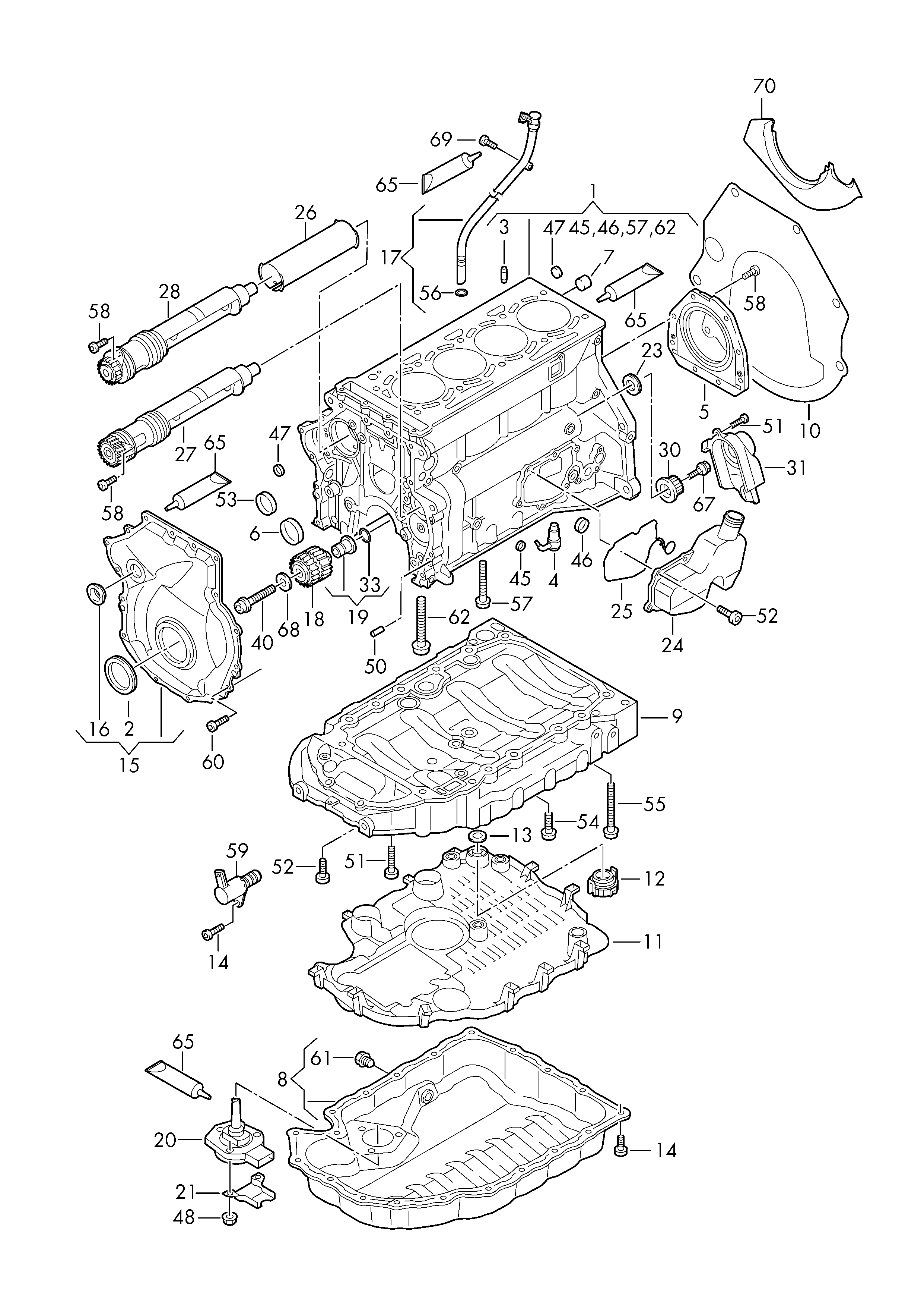 AUDI N 911 014 02 - Резьбовая пробка, масляный поддон autosila-amz.com