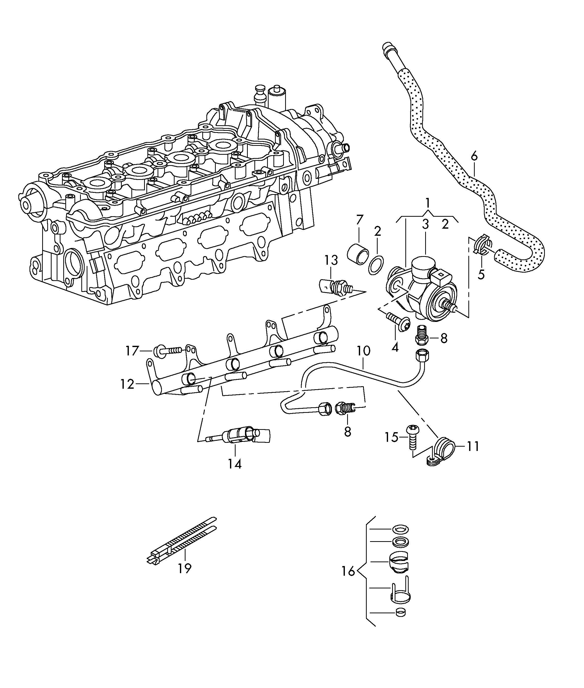 VW 06H 127 025 N - Насос высокого давления autosila-amz.com