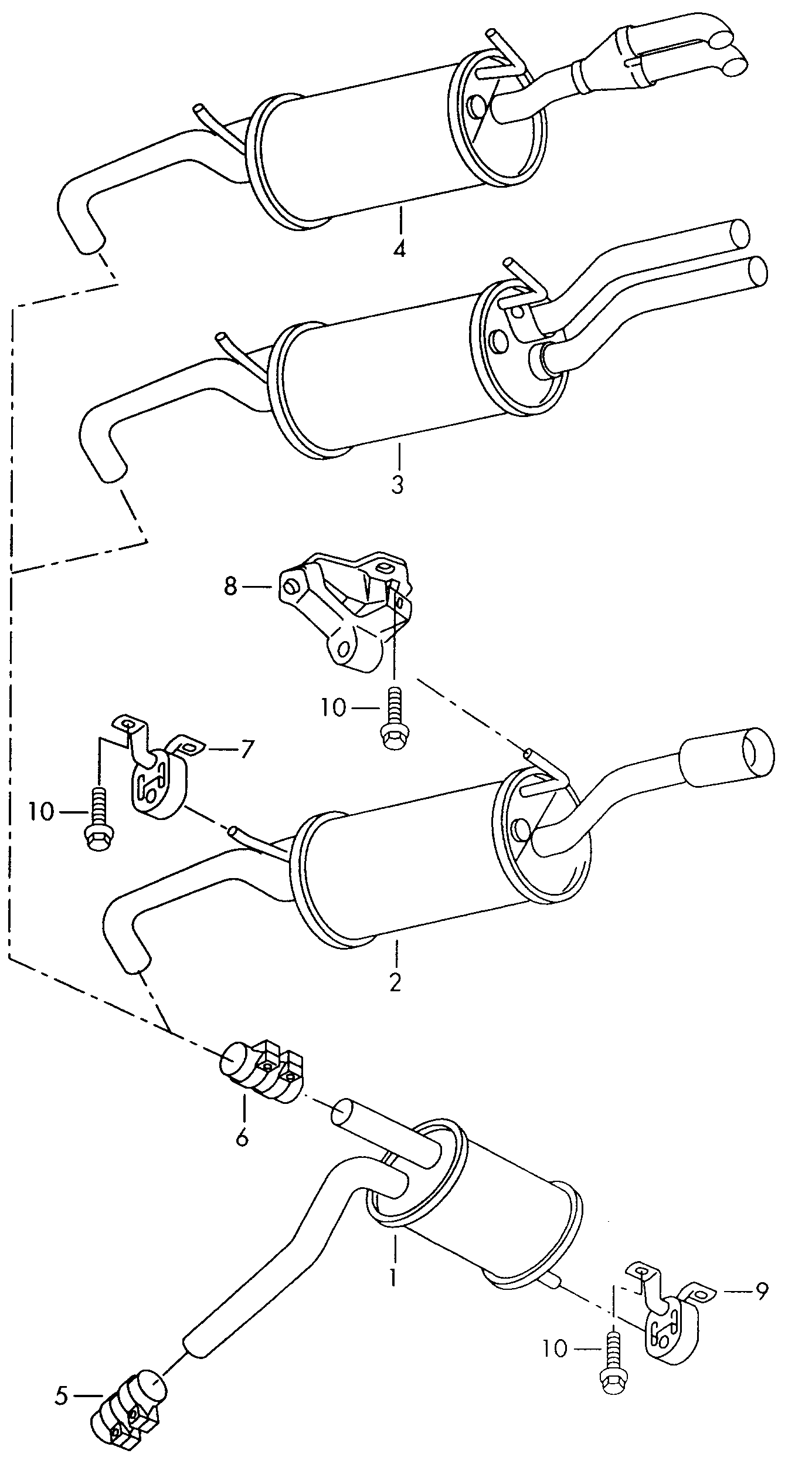 VAG 8D0 253 144 S - Кронштейн, система выпуска ОГ !\AUDI, IVECO, NISSAN, SEAT, SKODA, VW A3 1.2 TFSI 10>13, autosila-amz.com