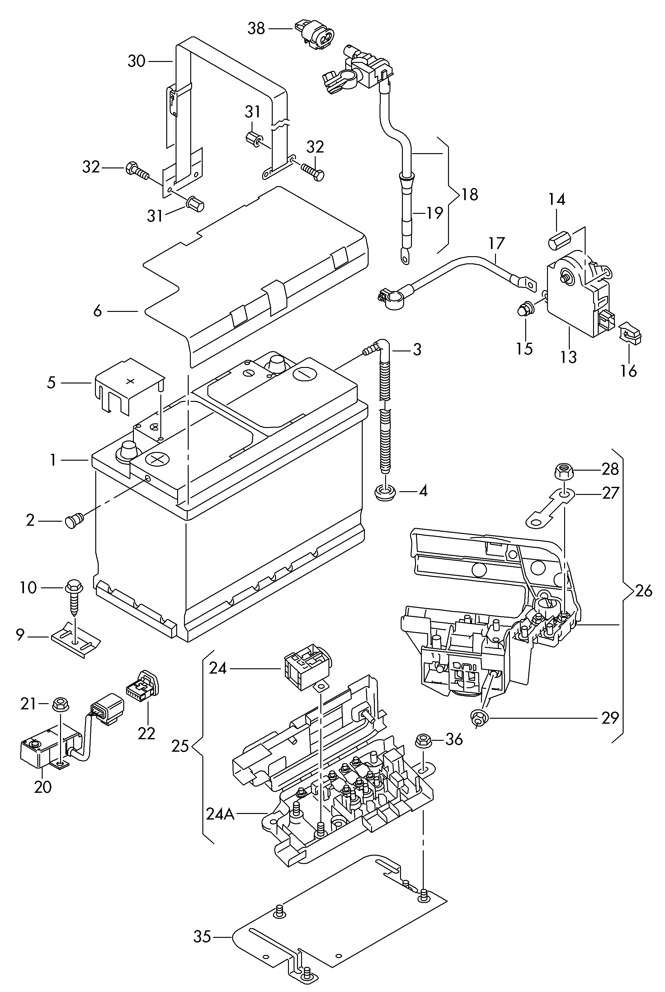 Bentley 000 915 105 CE - BATTERY autosila-amz.com