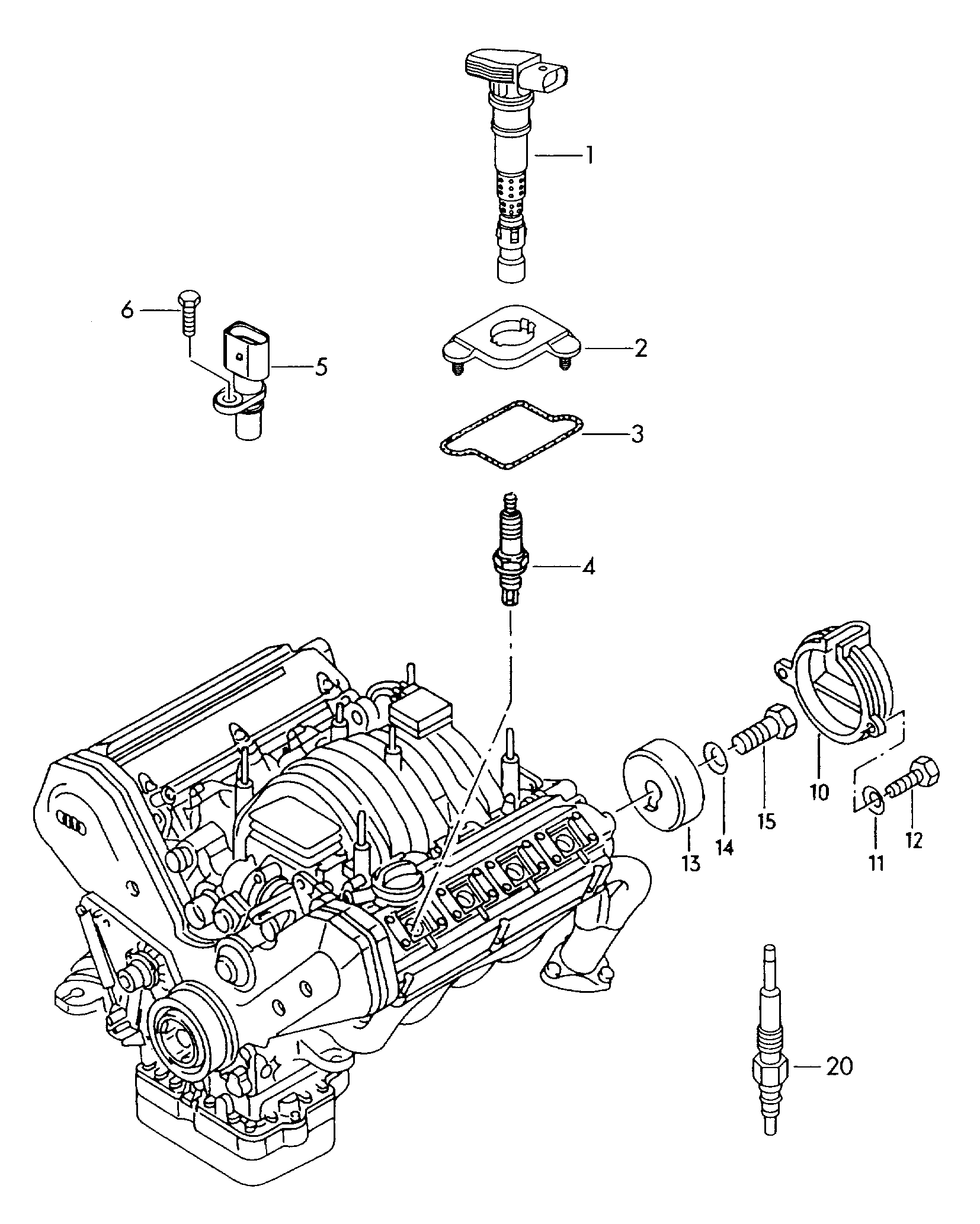 VW 101905615A - Свеча зажигания autosila-amz.com