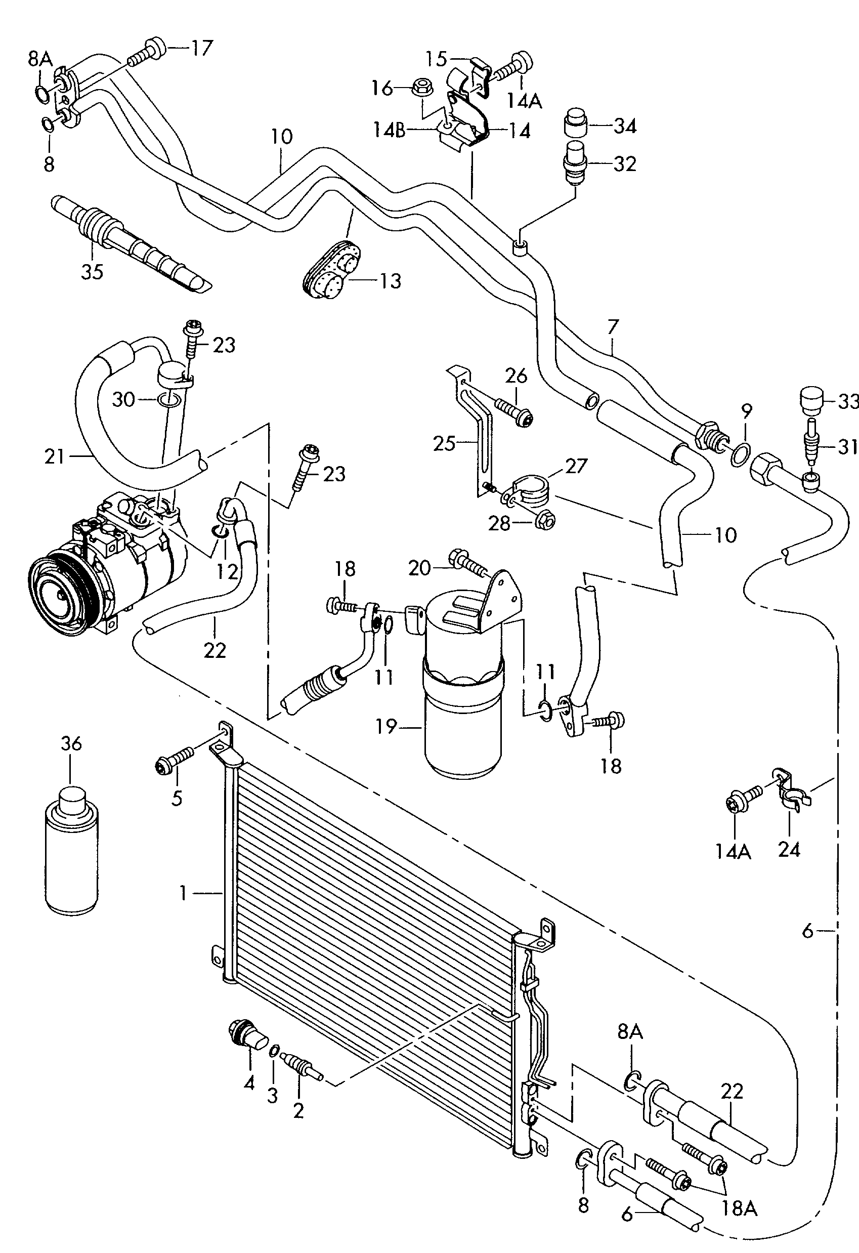 VAG 8E0959126C - Датчик кондиционера Vag autosila-amz.com