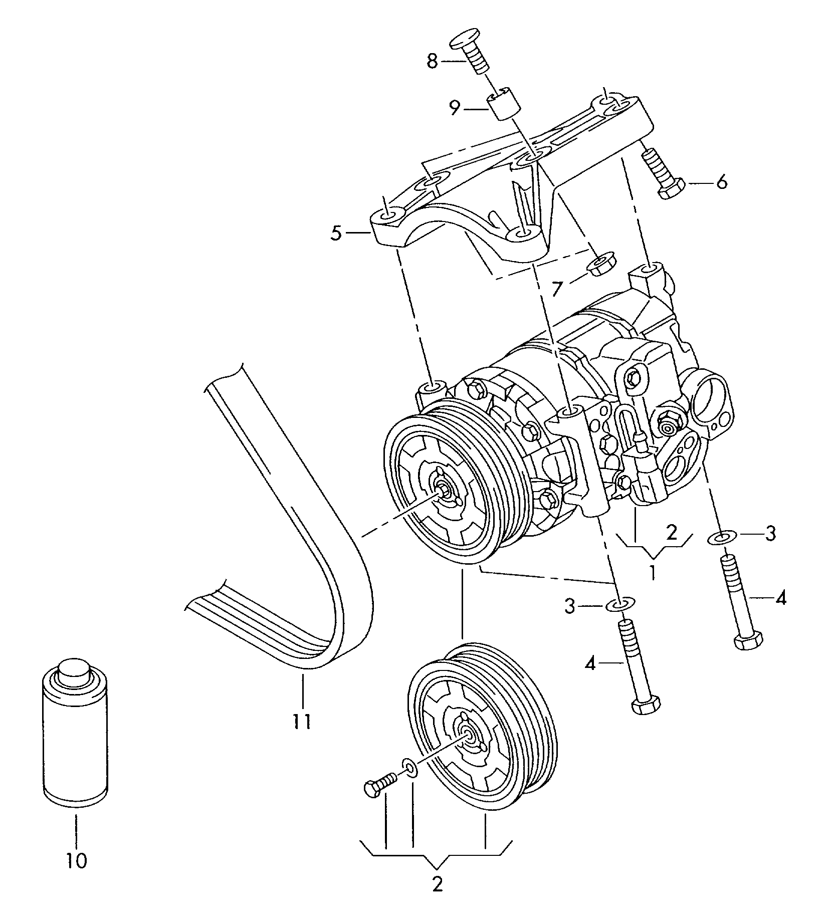 VAG 4E0 260 805 AR - Компрессор кондиционера autosila-amz.com