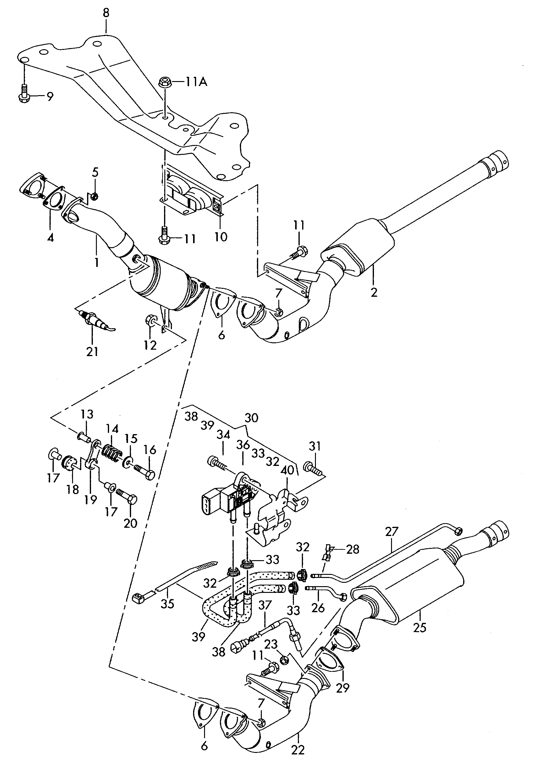 AUDI 4F0 131 552 AK - Датчик, давление выхлопных газов autosila-amz.com