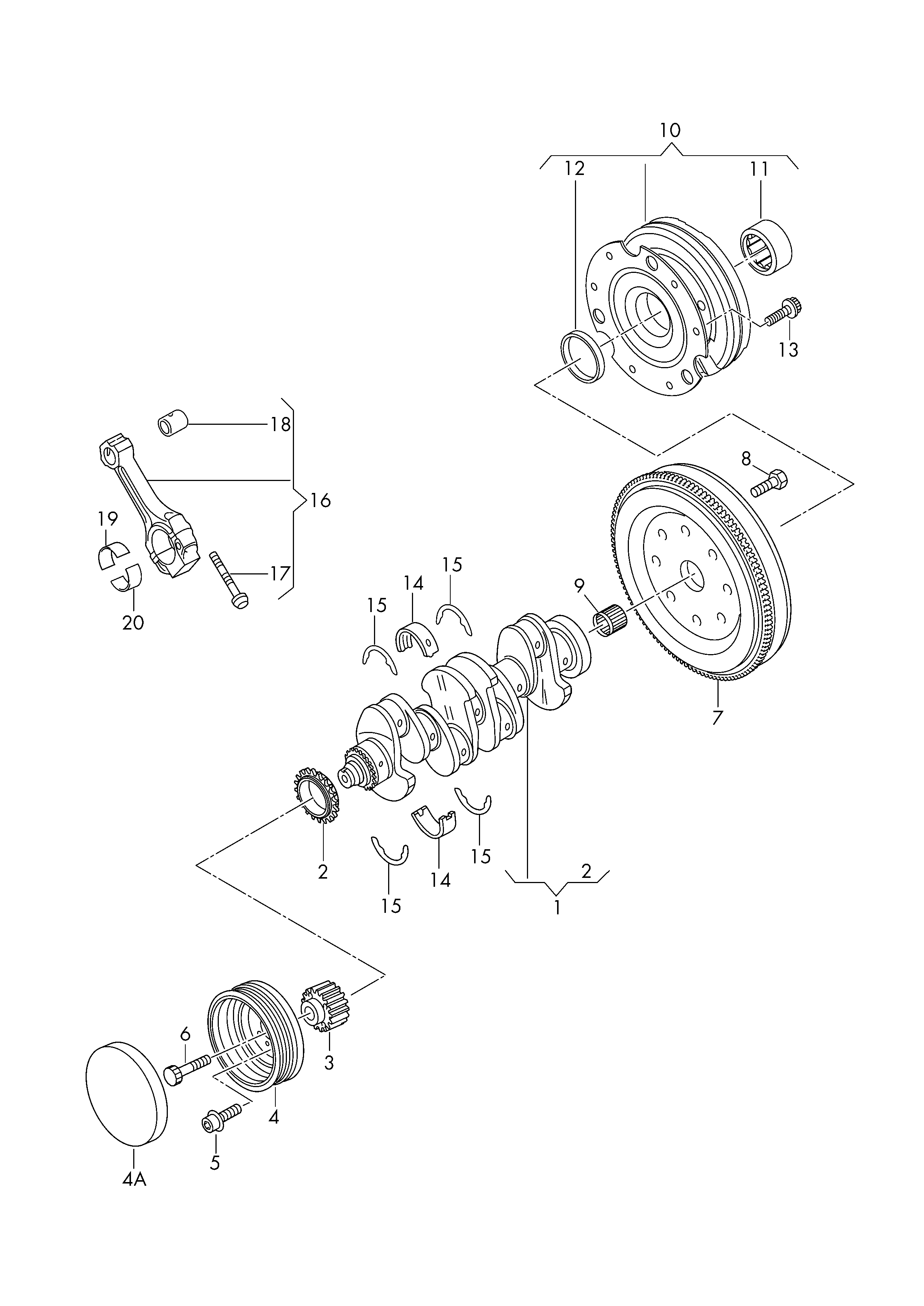 VW 03L 105 251 - Шкив коленчатого вала autosila-amz.com