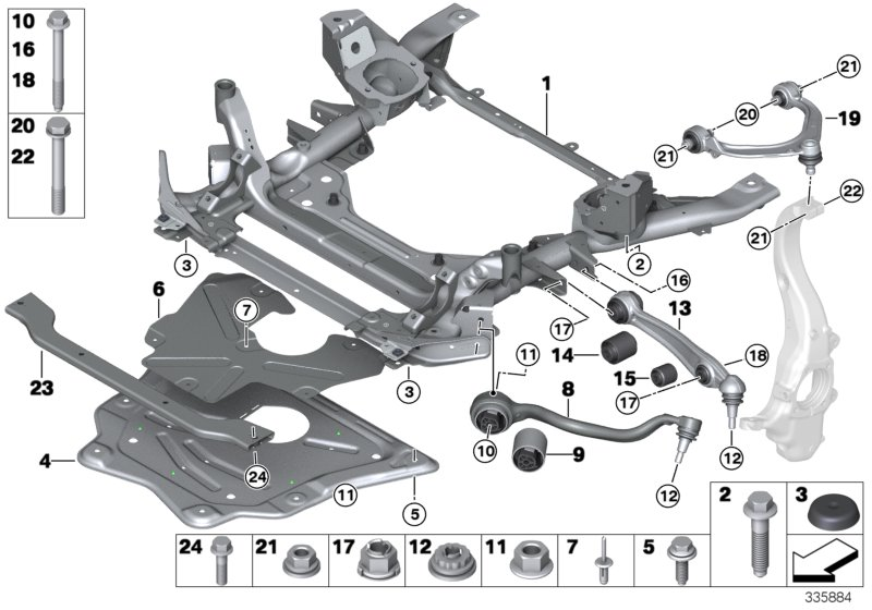 LANDWIND (JMC) 31126855509 - Rubber mounting autosila-amz.com