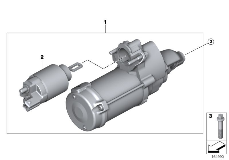 BMW 12 41 7 526 238 - Тяговое реле !BOSCH \BMW 1 E81, E82, E87, LCI, E88, 3 E90, E91, E92, E93, F30, 5 E60, E61, F10, F autosila-amz.com