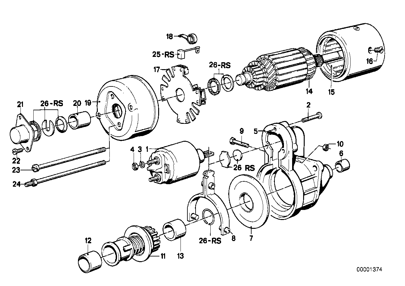 BMW 12 41 1 352 529 - Топливный фильтр autosila-amz.com