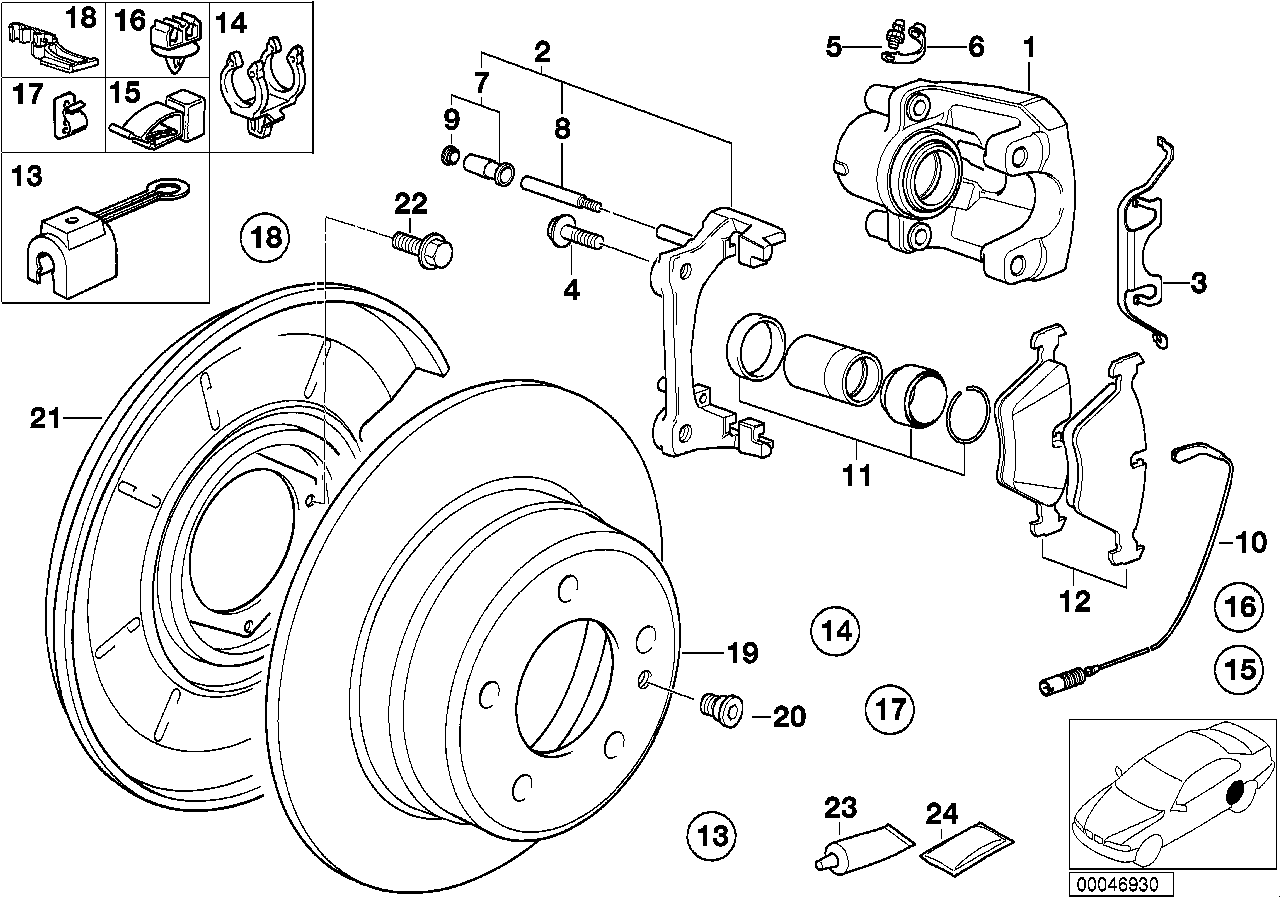 BMW 34216855158 - Тормозной диск !280x10 \BMW 3 E36 autosila-amz.com