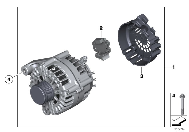 BMW 12 31 8 570 676 - Генератор autosila-amz.com