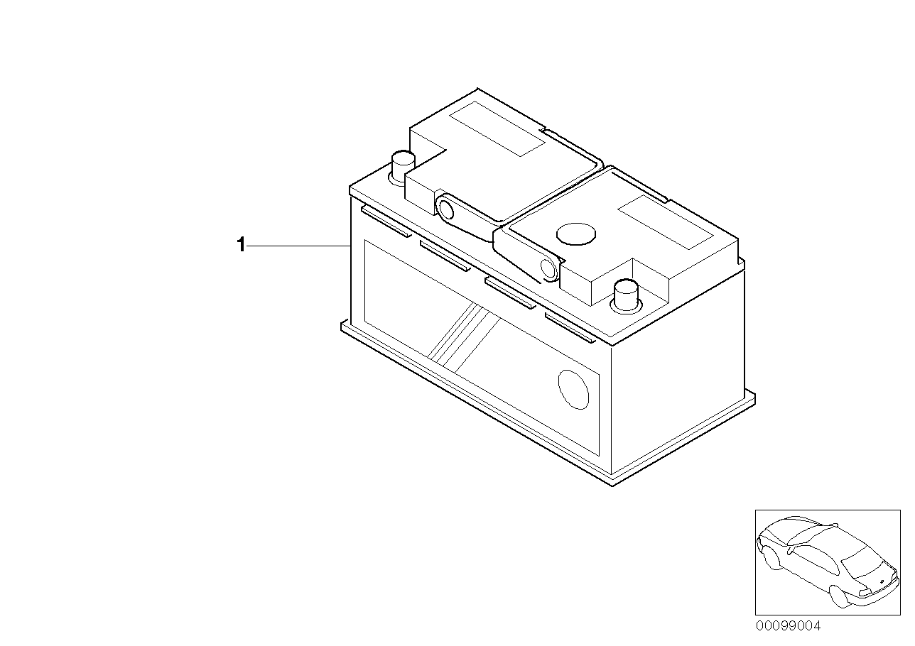 DS 61218377139 - Original BMW battery, filled autosila-amz.com