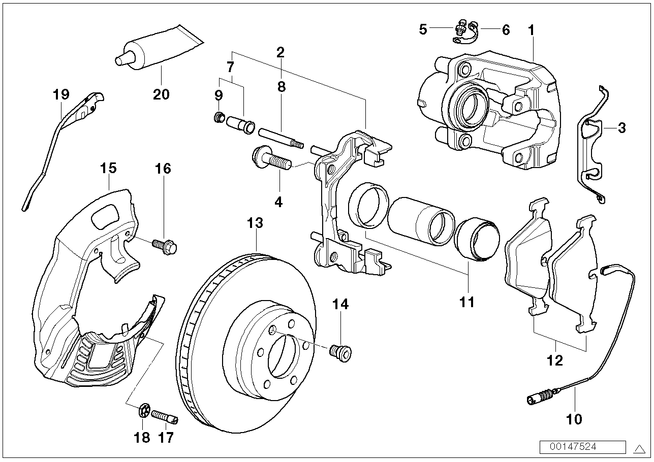 BMW 34 11 1 162 955 - Отражатель, защита, тормозной диск autosila-amz.com