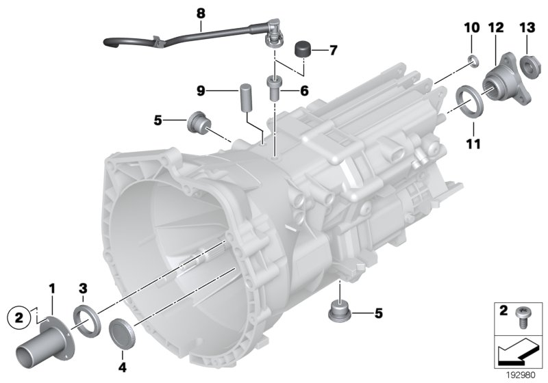 BMW 23128742716 - Ремонтный комплект сальника !40x55x8 \BMW 1 E81, E82, E87, LCI, E88, F20, F21, 2 F22, autosila-amz.com