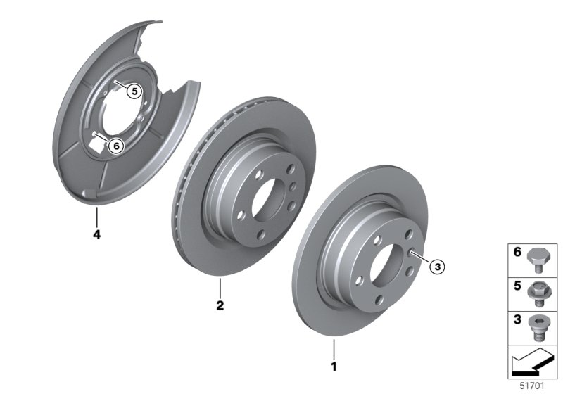 BMW (BRILLIANCE) 3421 6 864 903 - Тормозной диск autosila-amz.com